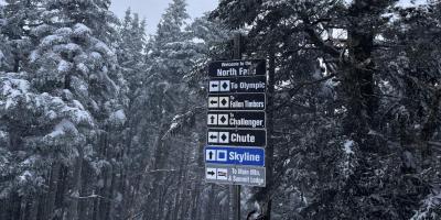 Signs at Mount Snow