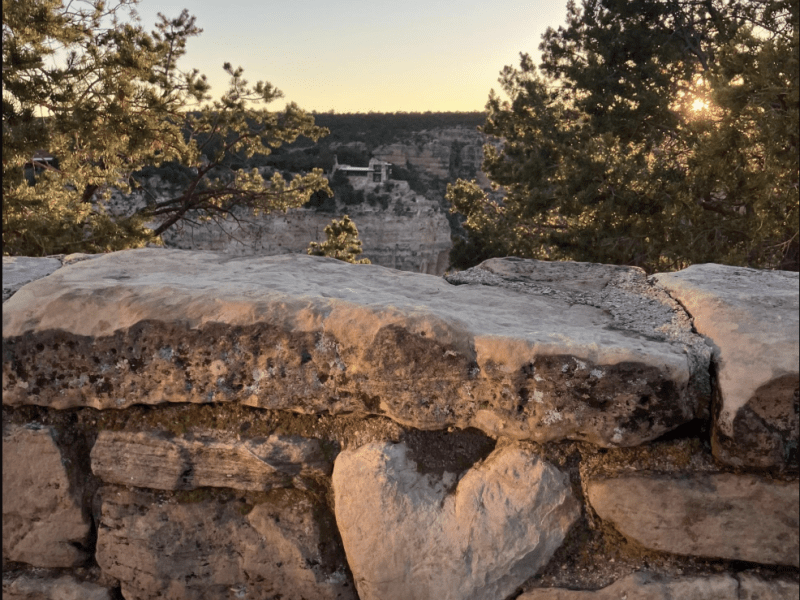 Image of a heart shaped rock.