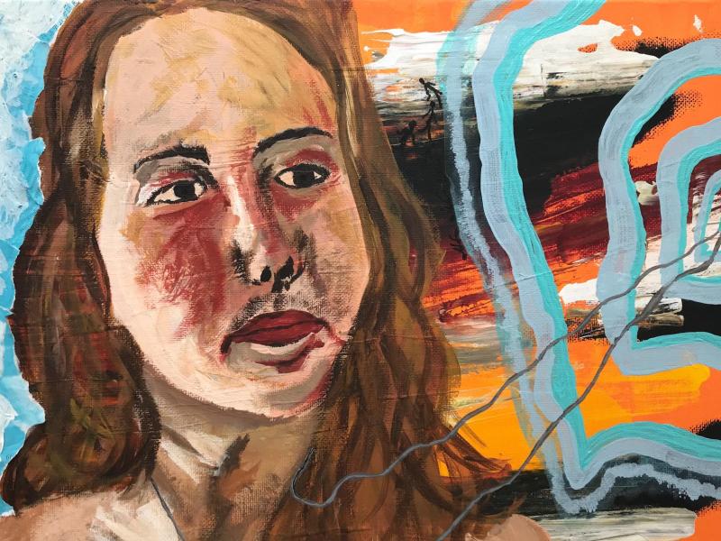 Sure of One Thing painting by Eloise Silver Van Meter, YWP