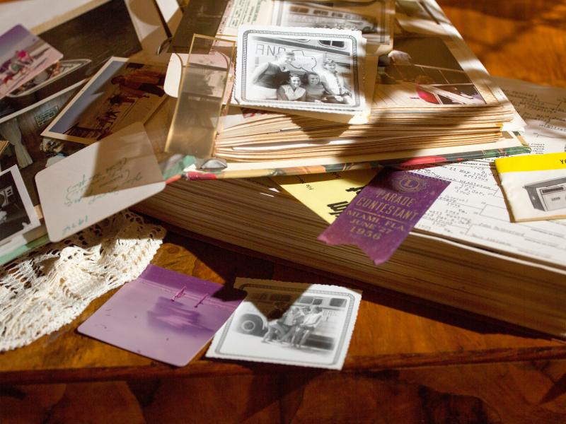 Image of a scrapbook.