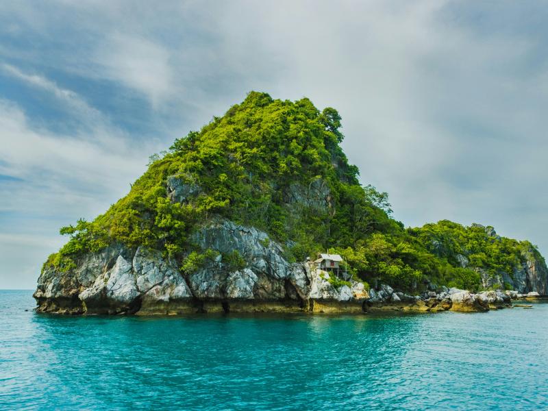 Image of a remote island.