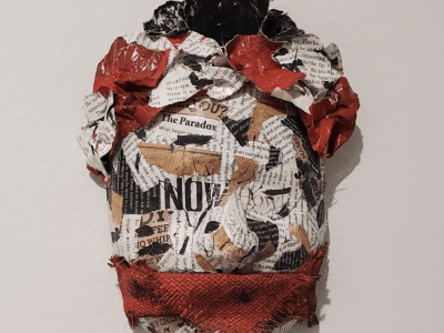 Image of a 3d collaged head.