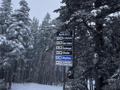 Signs at Mount Snow
