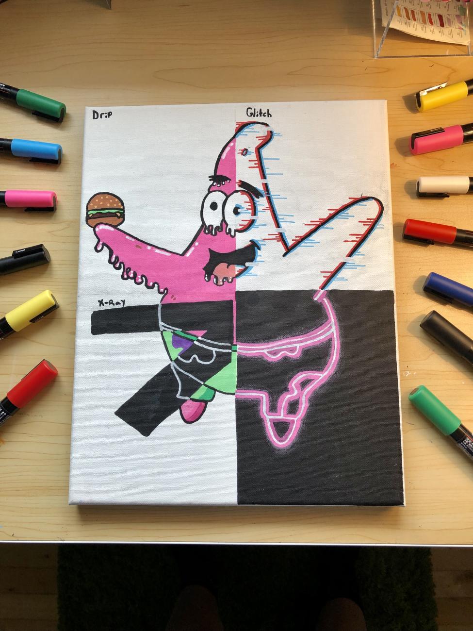4 Part Patrick Drawing | Young Writers Project