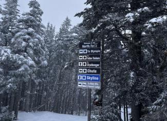 Signs at Mount Snow