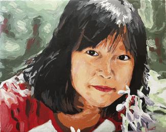 Self portrait painting