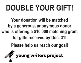 Double Your Gift donation card for 2025 Annual Appeal