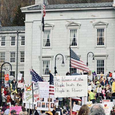 No Kings Protest VT