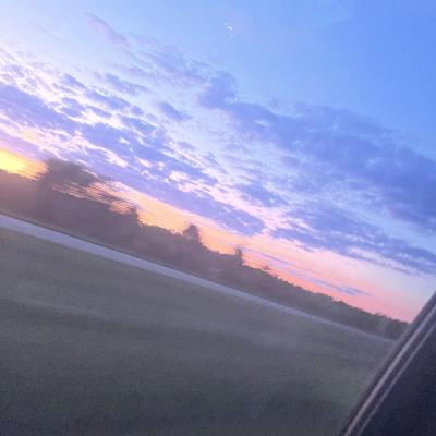 Long evening car rides.