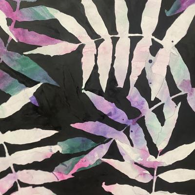 This is The Amazon Rain Forest after dark, when the sun goes away and the moon comes out.