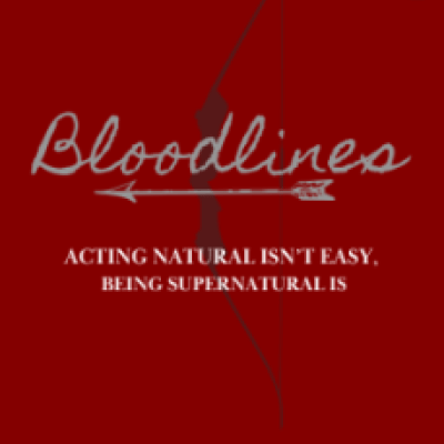 A red cover with roses & a bow and arrow.