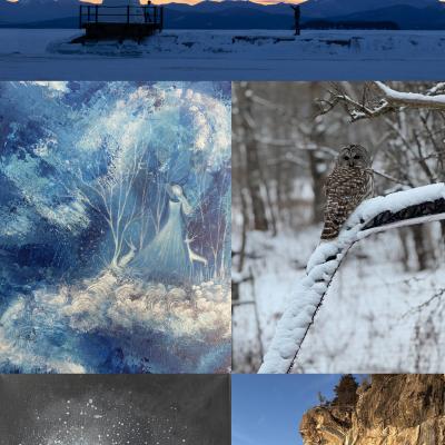 Five winning art pieces for Winter 2026 Contest